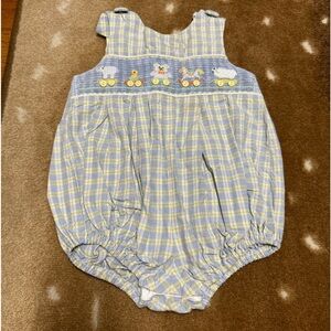 VGUC size 6mo vintage Beaux et Belles boys bubble